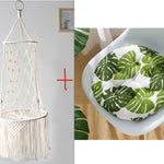 Macrame Hanging Cat Hammock Wall Bed – Handmade Boho Macrame Pet Swing Bed, Hanging Cat Bed, Cozy Wall Mounted Cat Hammock Gift