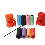 Pet Trash Bag Dog Poop Bags – Durable Leak-Proof Waste Cleanup Bags for Dogs, Portable Pet Waste Refuse Bags (6 Colors)