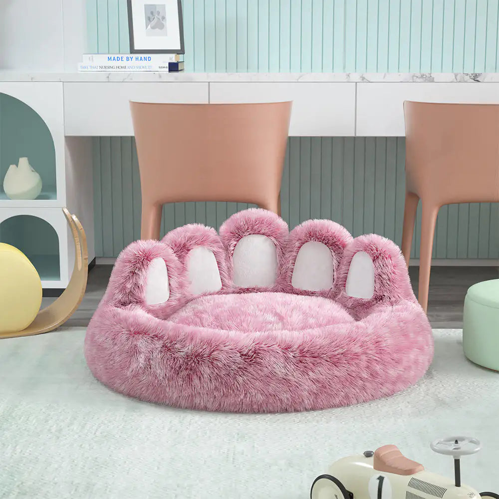 Long Plush Cat Bed – Cozy, Soft & Comfortable Sleeping Spot for Cats