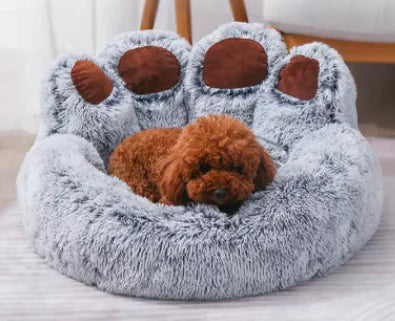 Long Plush Cat Bed – Cozy, Soft & Comfortable Sleeping Spot for Cats