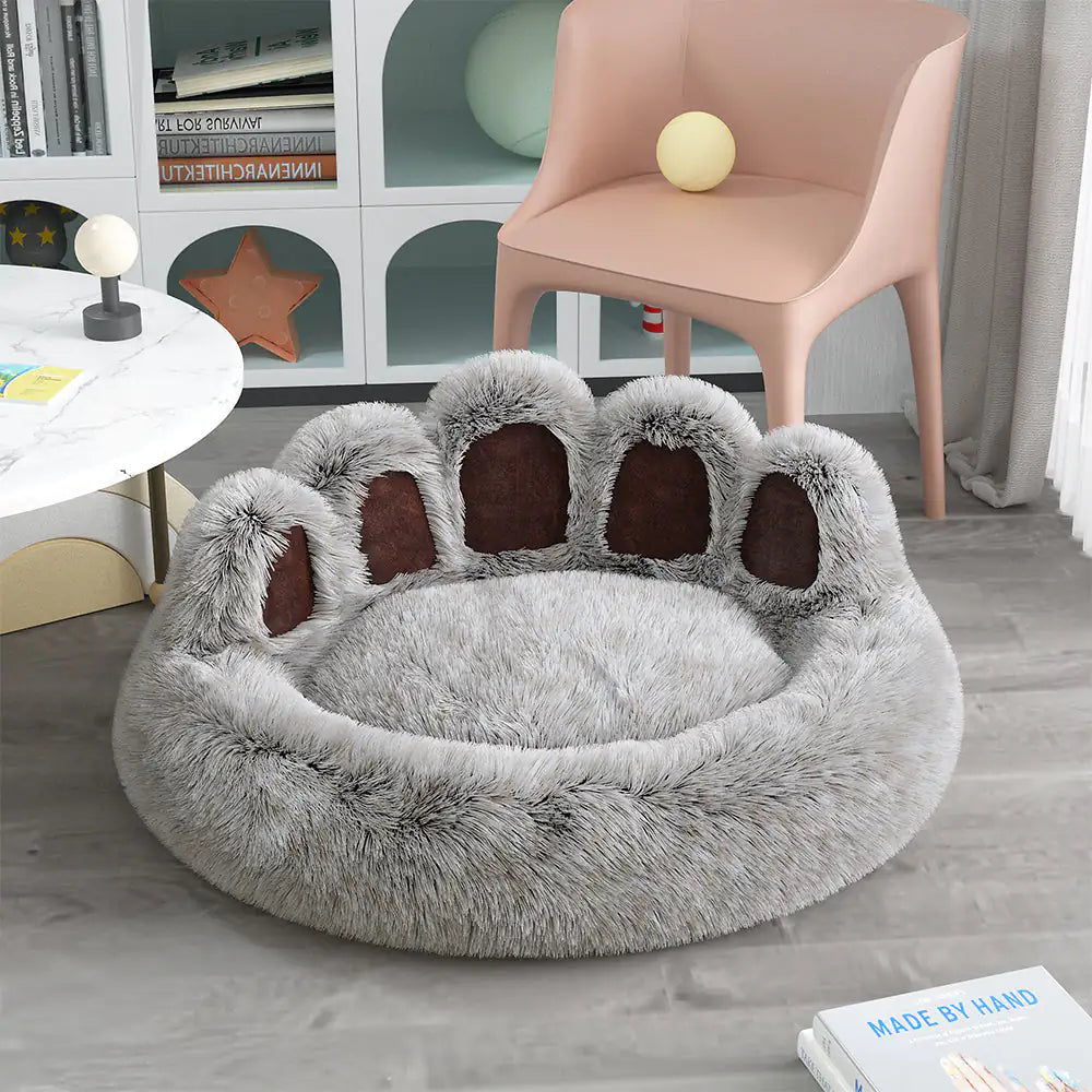 Long Plush Cat Bed – Cozy, Soft & Comfortable Sleeping Spot for Cats